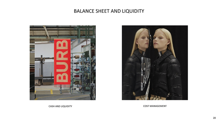 Burberry financial outlet statement