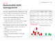 Sustainable debt management